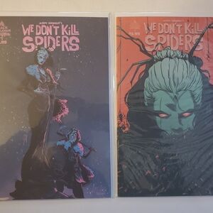 We Don’t Kill Spiders #1 1st Print & #2 1st Print Scout Black Caravan 2021 NM/M